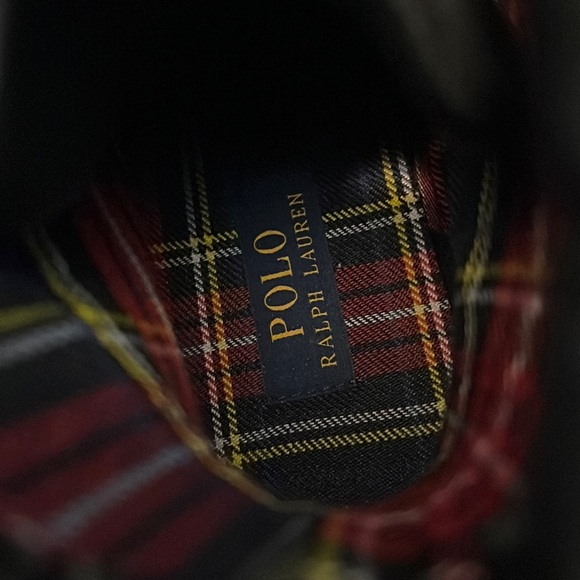 POLO RALPH LAUREN MEN’S WILINGCOTT BLACK LEATHER BOOTS 9D - Picture 9 of 16